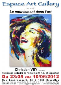 Affiche Christian VEY