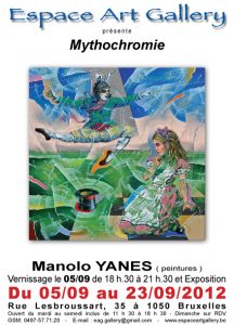 Affiche septembre 2012 Manolo Yanes Affiche